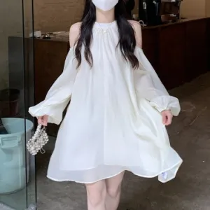 Women's Long Sleeve Smock Dress M 413603