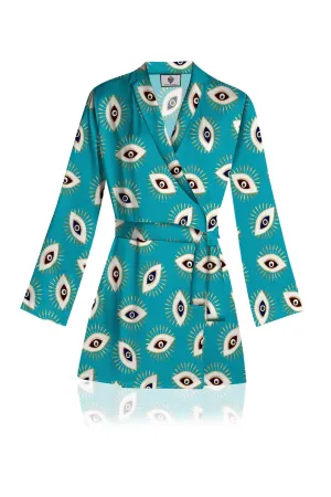 Womens Mini Wrap Dress
