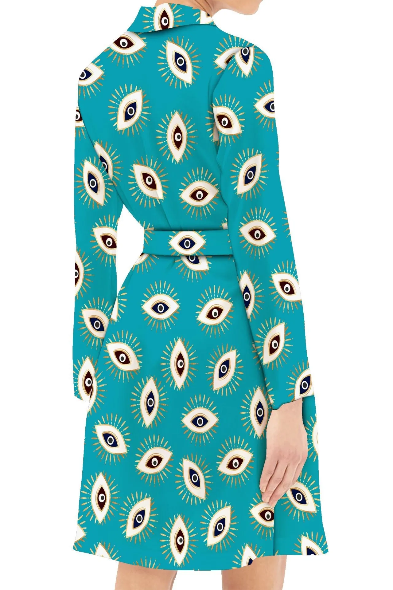 Womens Mini Wrap Dress