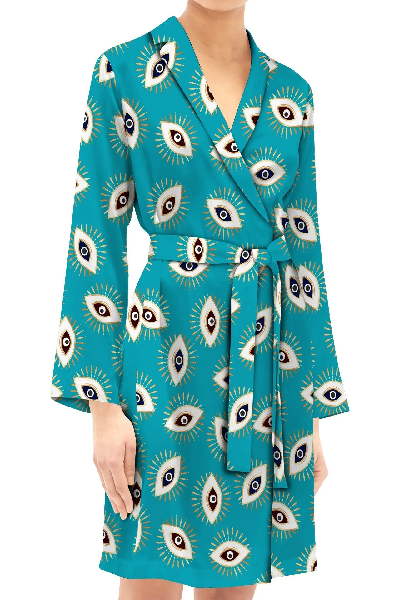 Womens Mini Wrap Dress