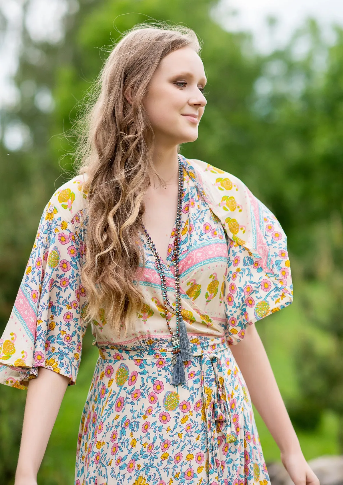 Wrap Agny Pink Dress