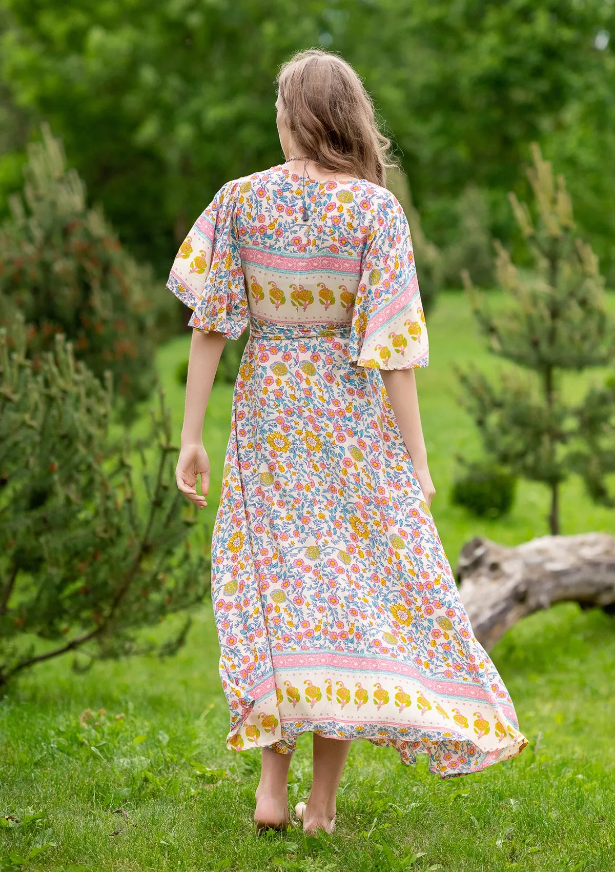 Wrap Agny Pink Dress