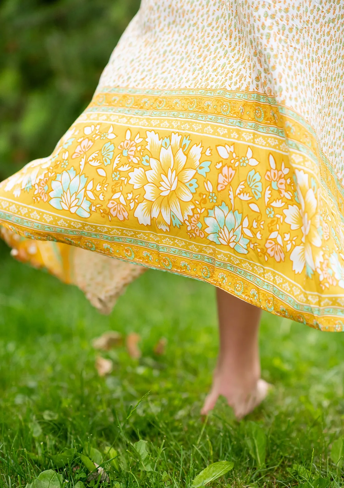 Wrap Agny Yellow Dress