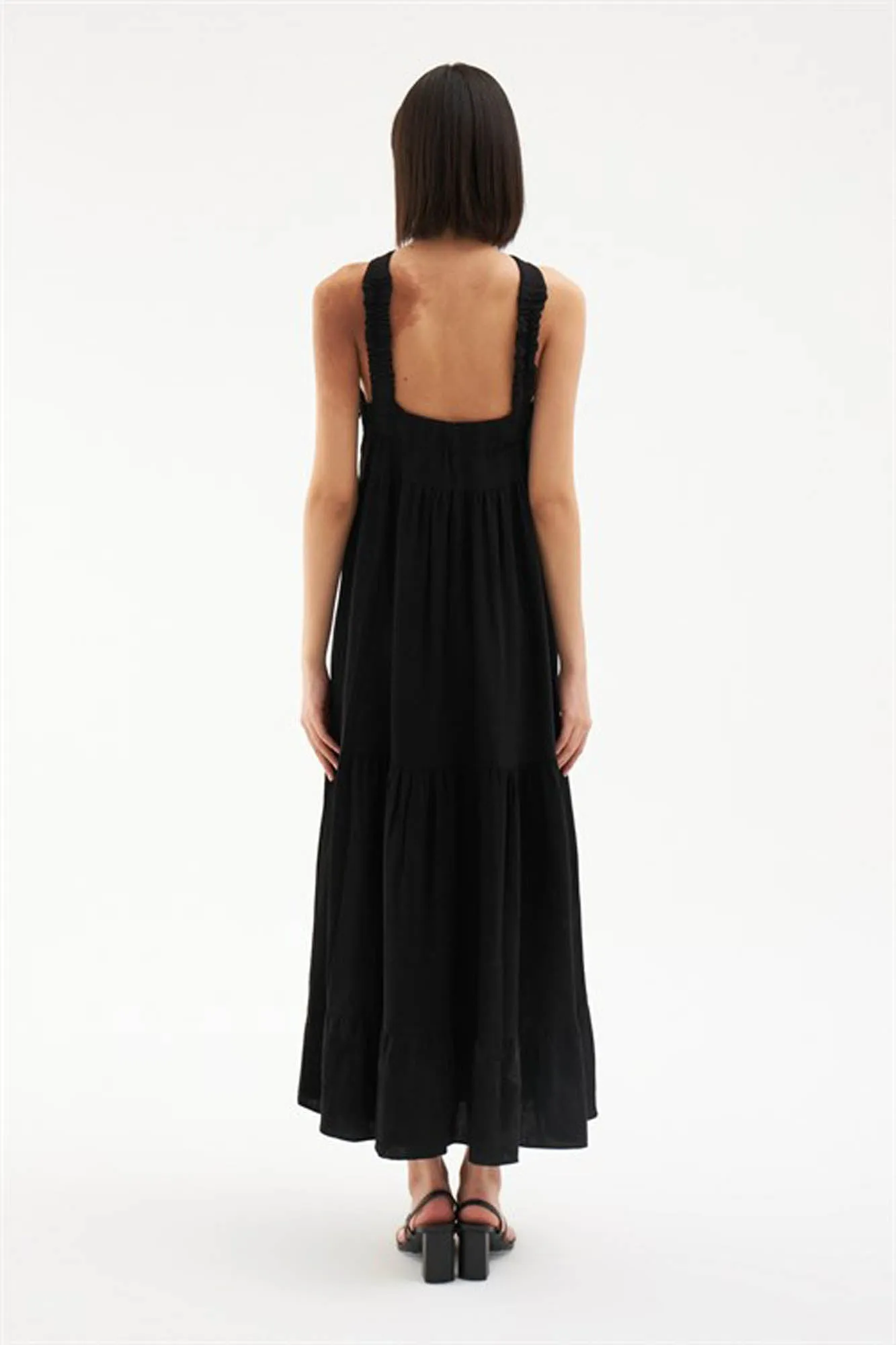 Wrap Cross Lenin Dress