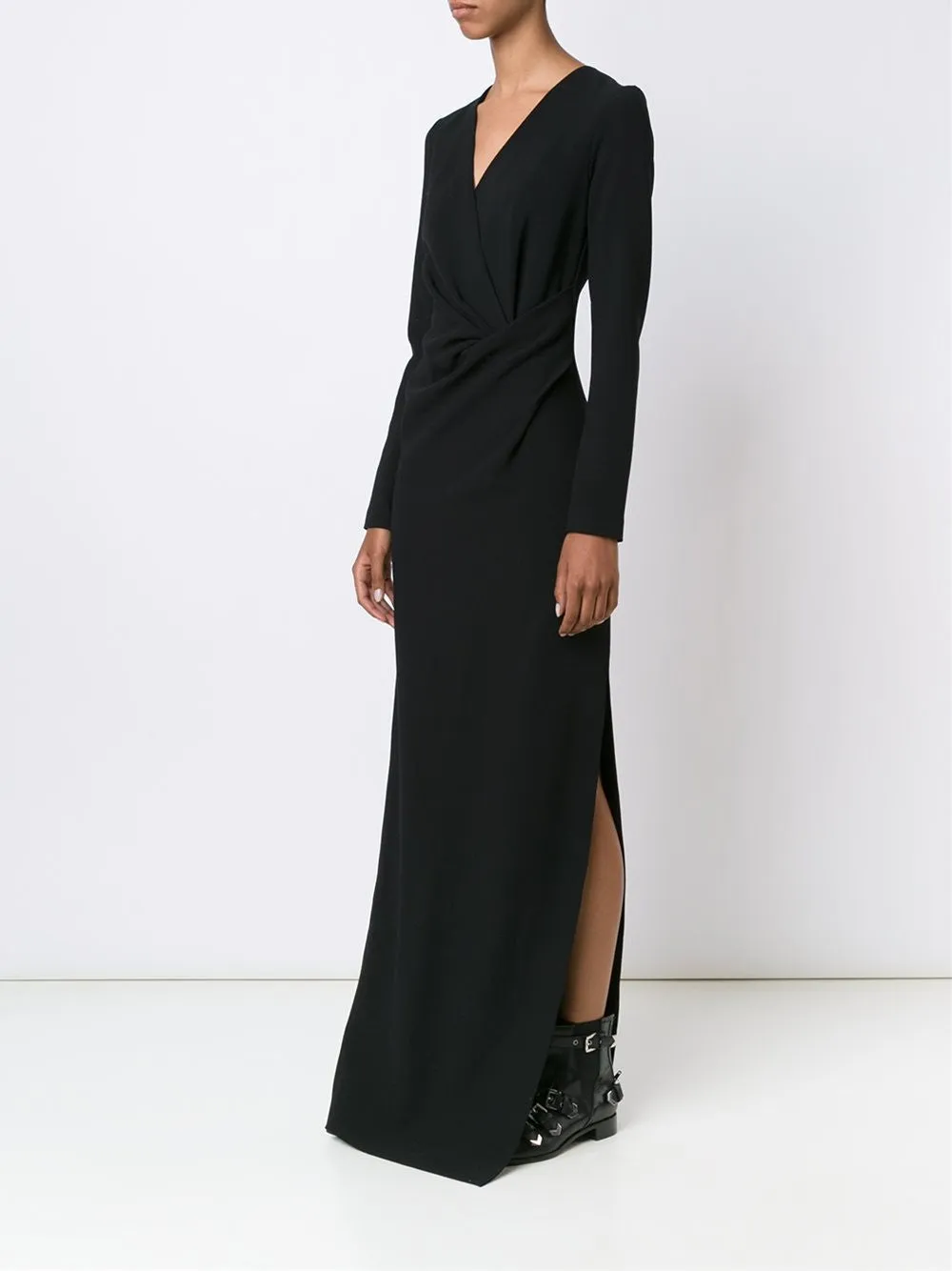 Wrap detail maxi dress