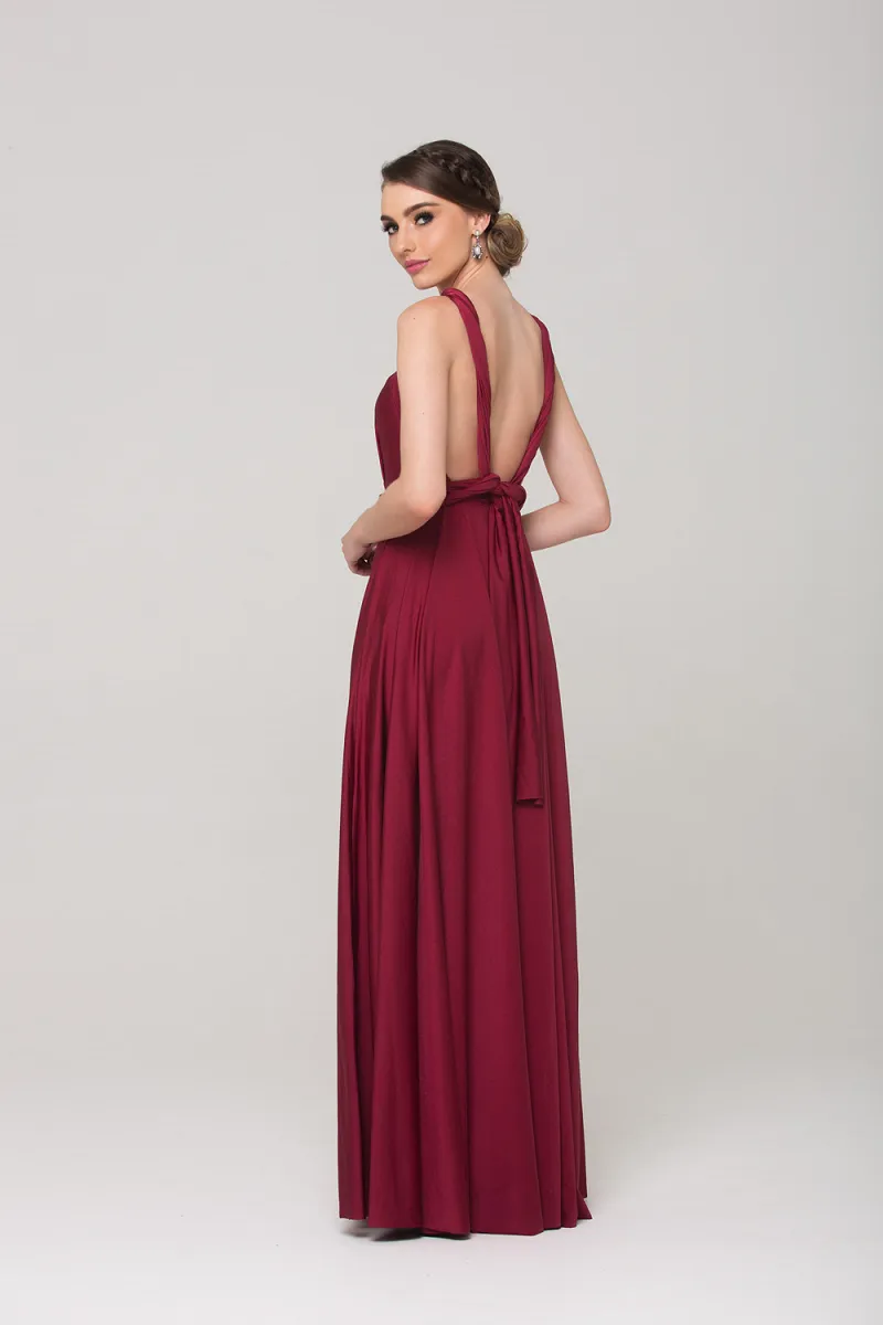 Wrap Dress Merlot