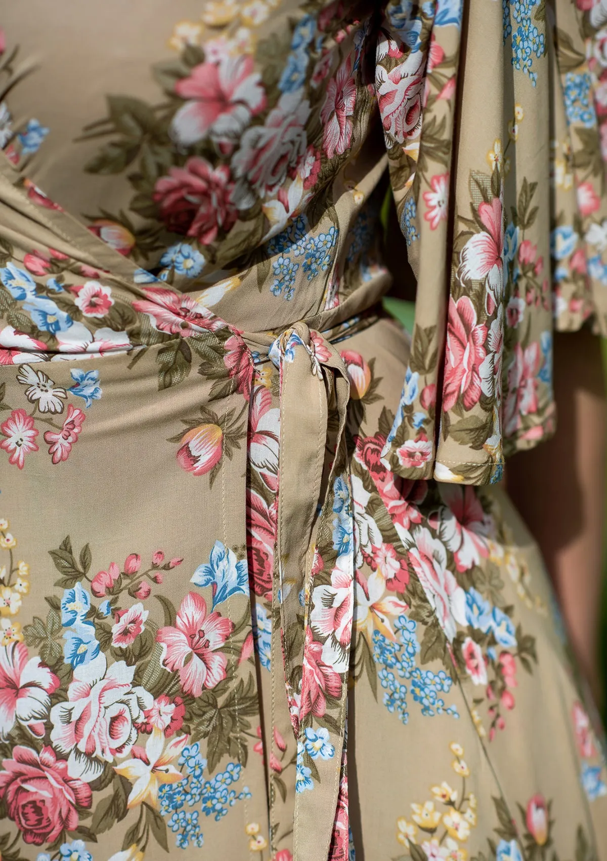 Wrap Regina Brown Dress