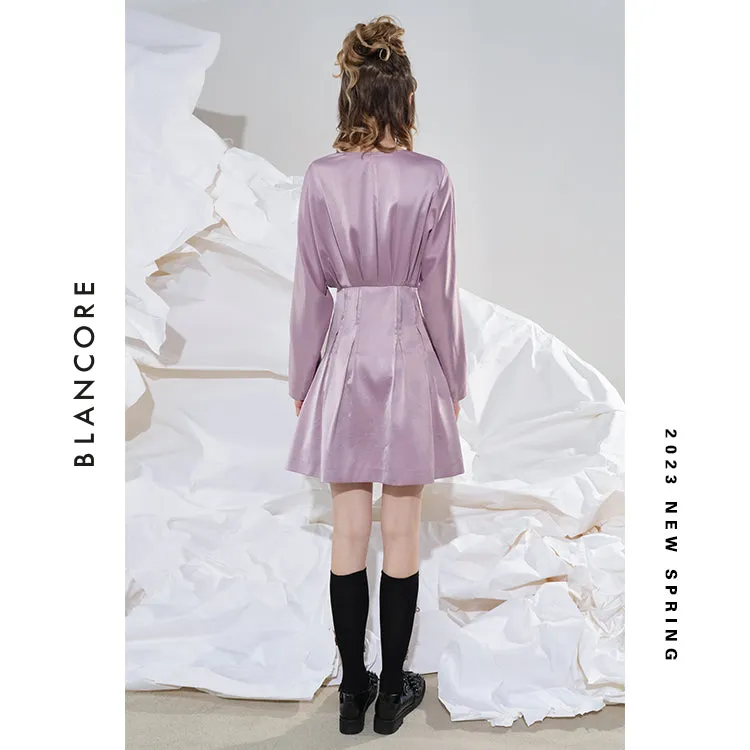 Wrap Ruched Dress