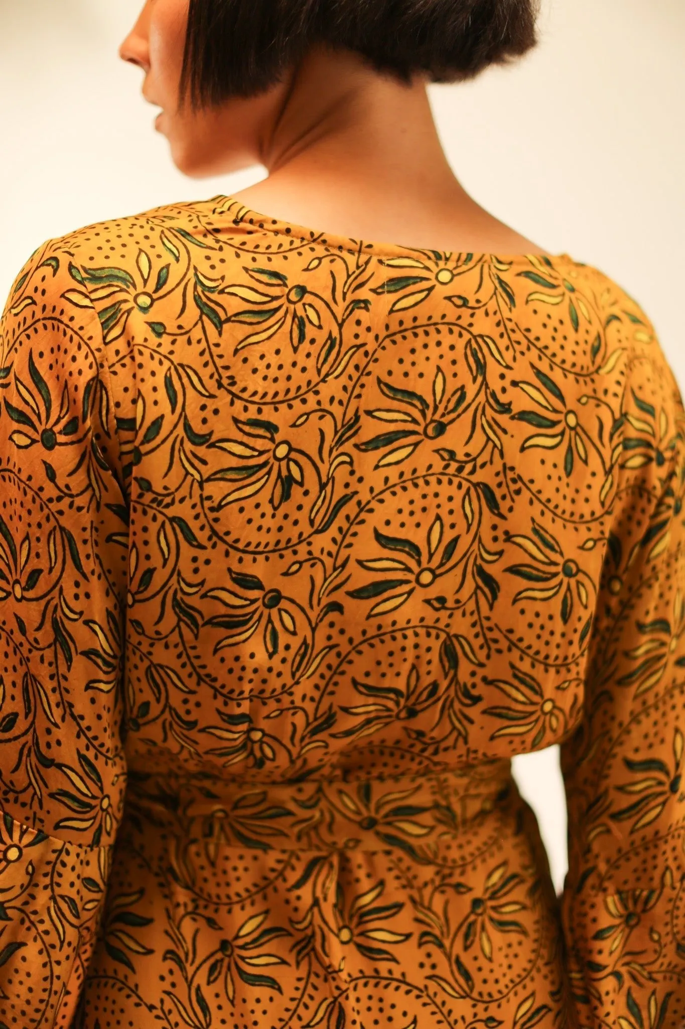 WRAP SILK DRESS KIMONO DAGMARA