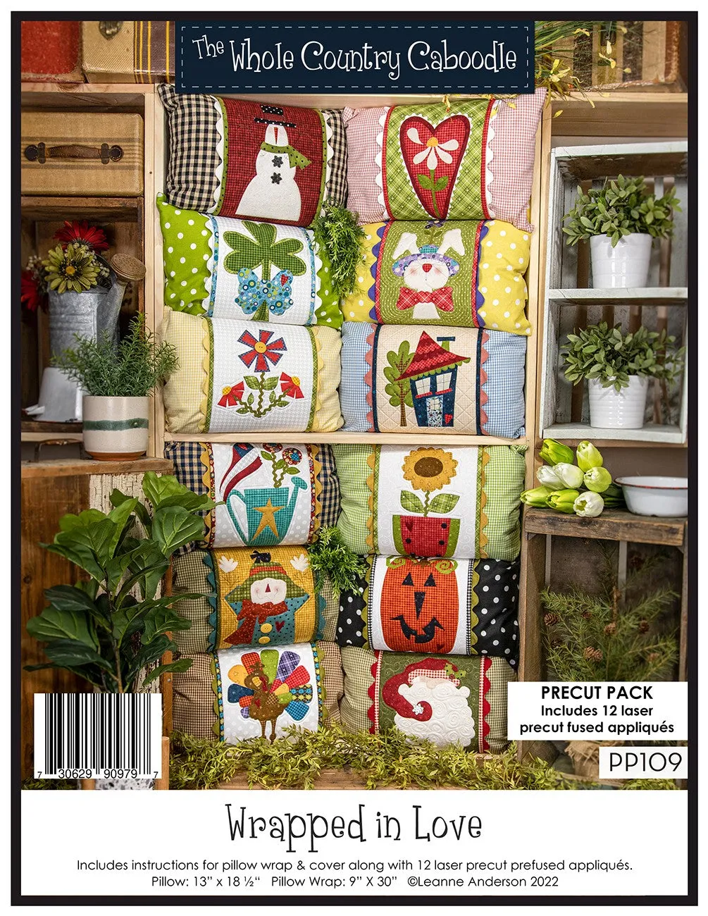 Wrapped in Love Pillow Wrap Pattern & Precut Pack
