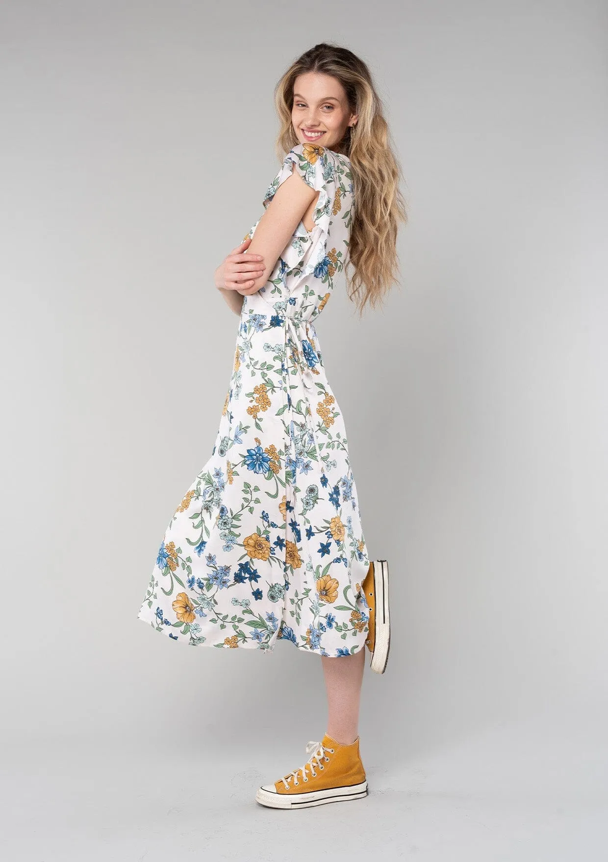 Yazmine Maxi Wrap Dress