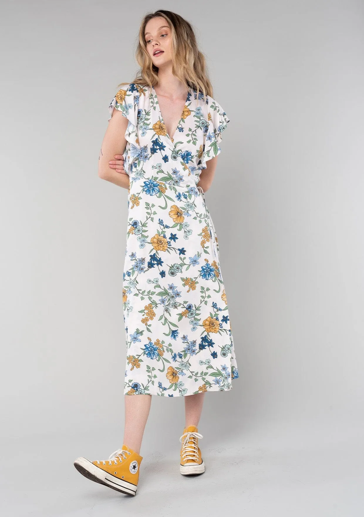 Yazmine Maxi Wrap Dress