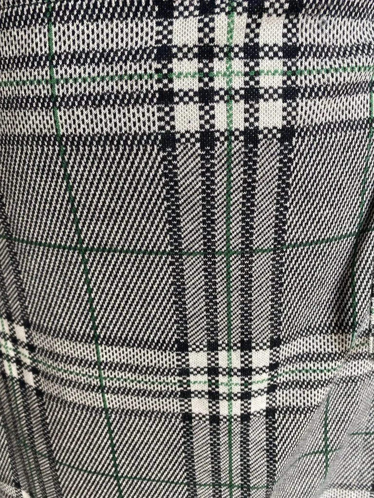 Zara Plaid Wrap Dress L