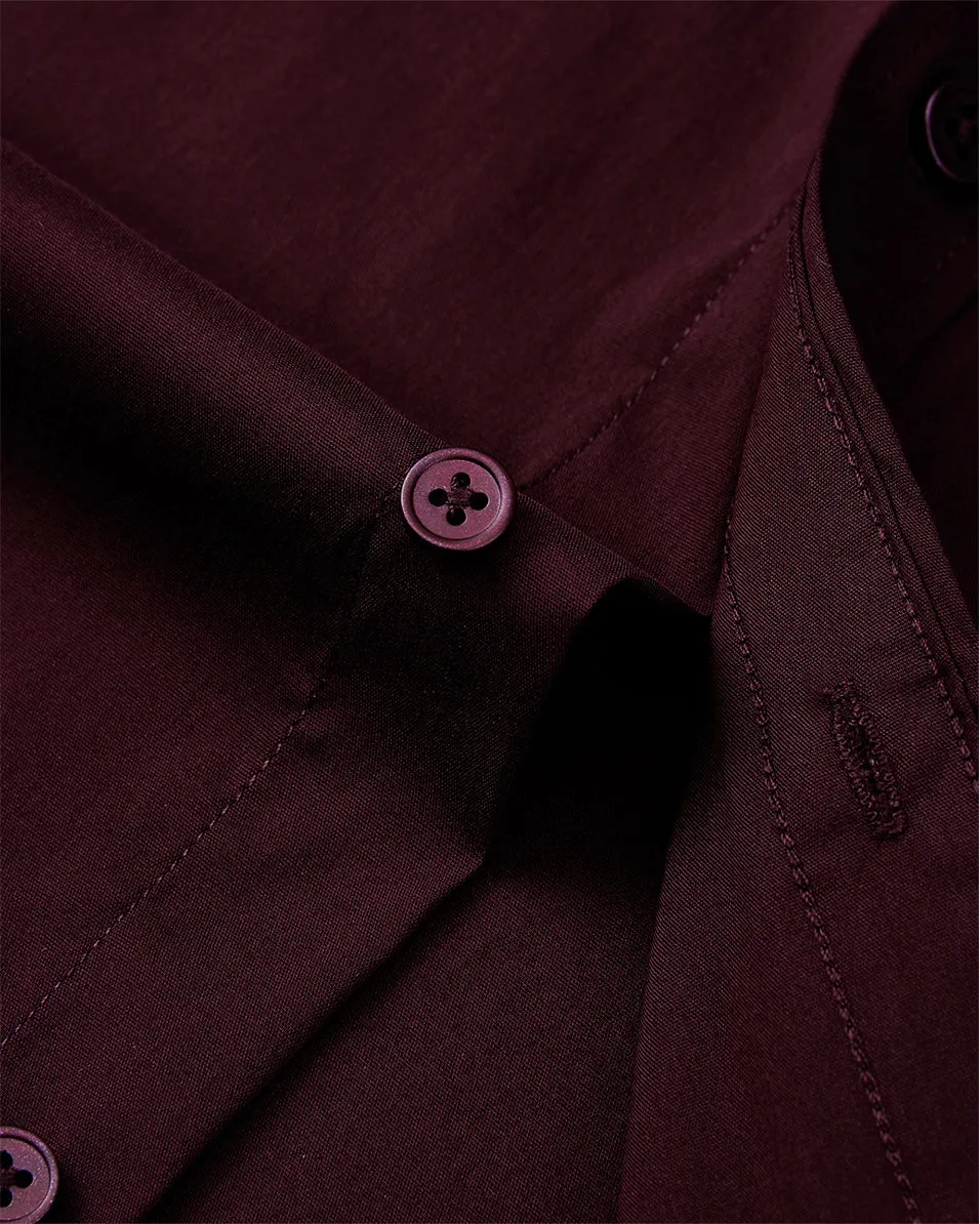 ZEROYAA Button Down Shirts Long Sleeve Wrinkle-Resistant Slim Fit Mens Dress Shirt